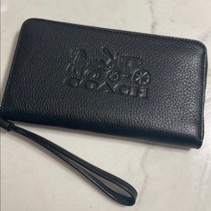Coach Black Wristlet